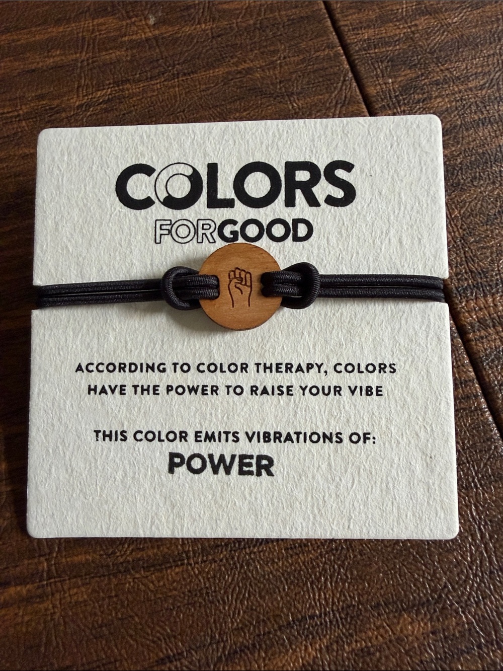 Colors For Good Bracelet POWER. Empowers Women. NWT